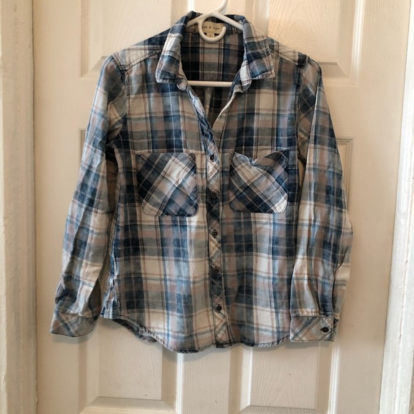 Cloth & stone plaid shirt - Picture 3 of 7